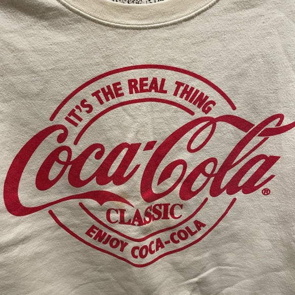 Coca-Cola Classic Logo Crewneck Sweatshirt (Size L) - Picture 2 of 4